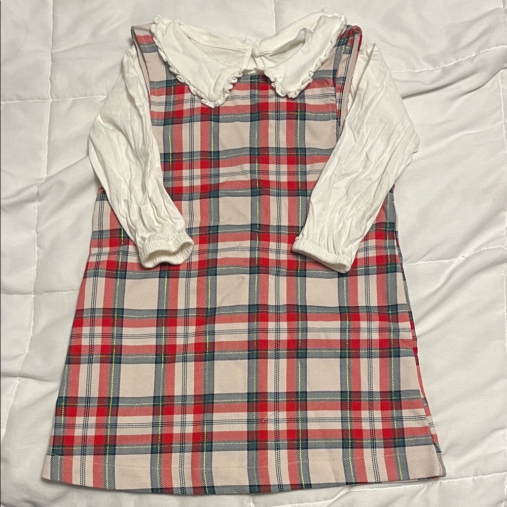 H&M Multicolor Plaid Garment with White Accents